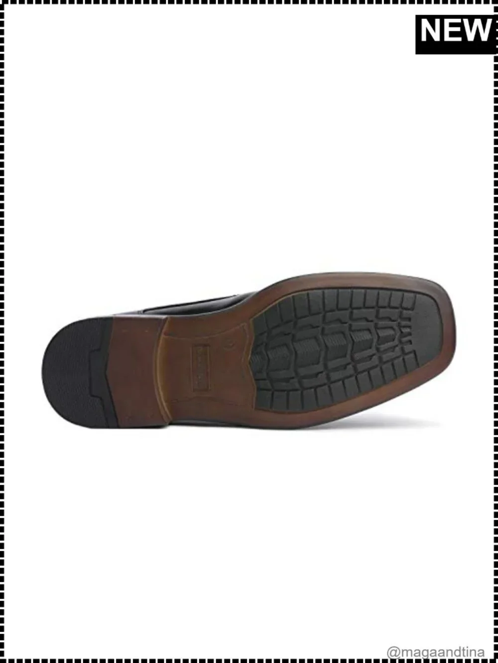 Men's Square Toe Faux Leather Oxford Dress Shoes Business